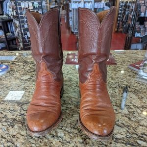 Lucchese smooth Ostrich